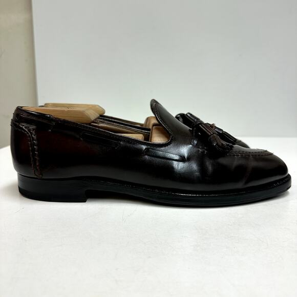 Alden Restoration x Brooks Brothers 772 Color 8 Shell Cordovan Tassel Loafer 8 D - Picture 6 of 12